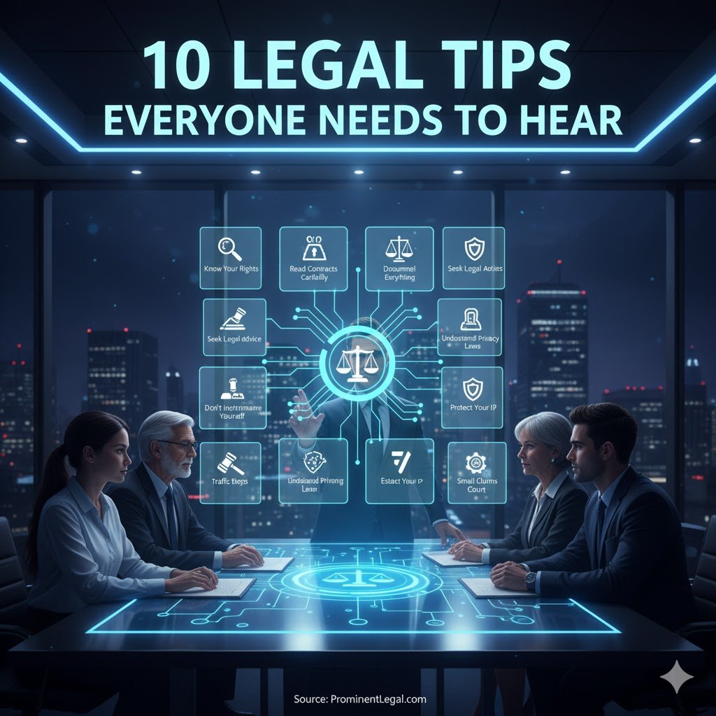 10 Legal Tips Everyone Needs to Hear 10 Legal Tips Everyone Needs to Hear