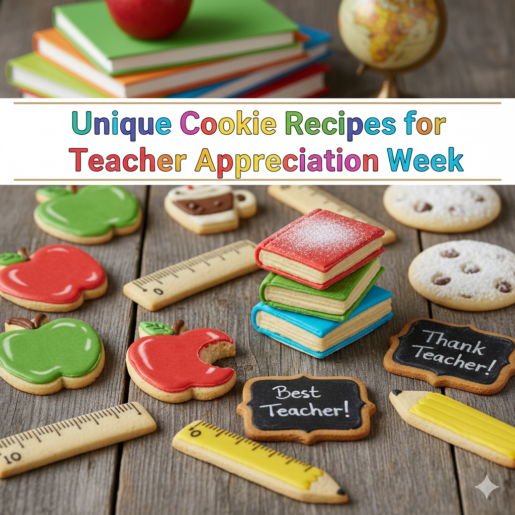 Unique Cookie Recipes for Teacher Appreciation Week teacher appreciation cookies