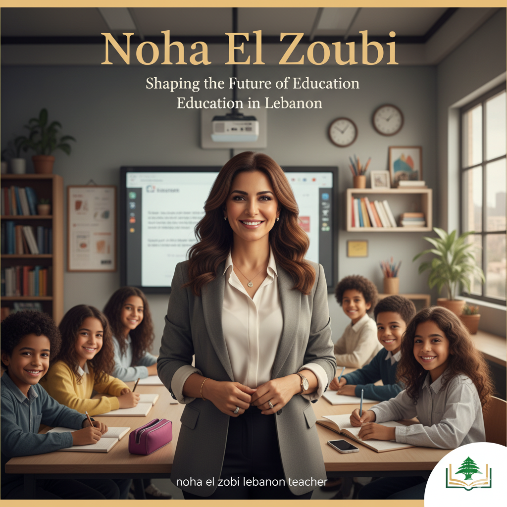 Noha El Zoobi: Shaping the Future of Education in Lebanon noha el zoobilebanon teacher