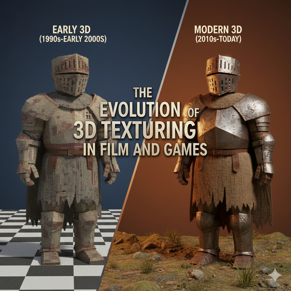 The Evolution of 3D Texturing in Film and Games 3D Texturing