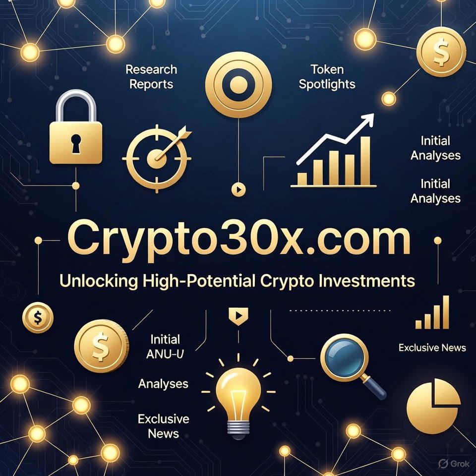 Crypto30X.com: Unlocking High-Potential Crypto Investments crypto30x.com