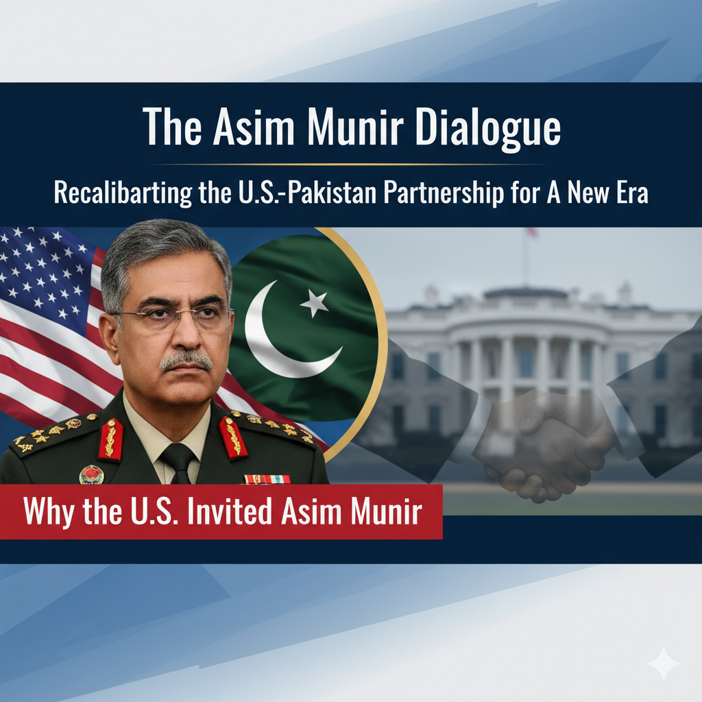 The Asim Munir Dialogue: Recalibrating the U.S.-Pakistan Partnership for a New Era Why the U.S. Invited Asim Munir