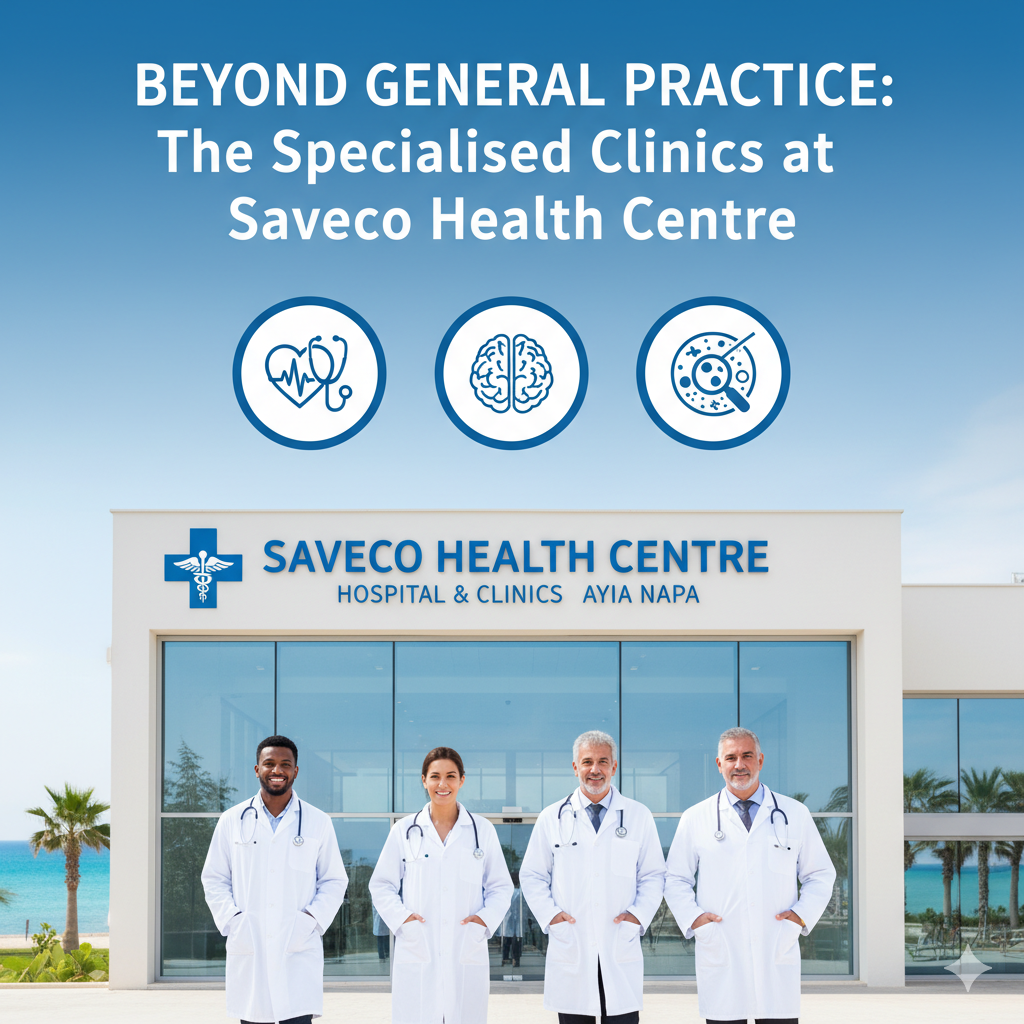 Beyond General Practice: The Specialised Clinics at Saveco Health Centre saveco health centre doctors hospital & clinics ayia napa