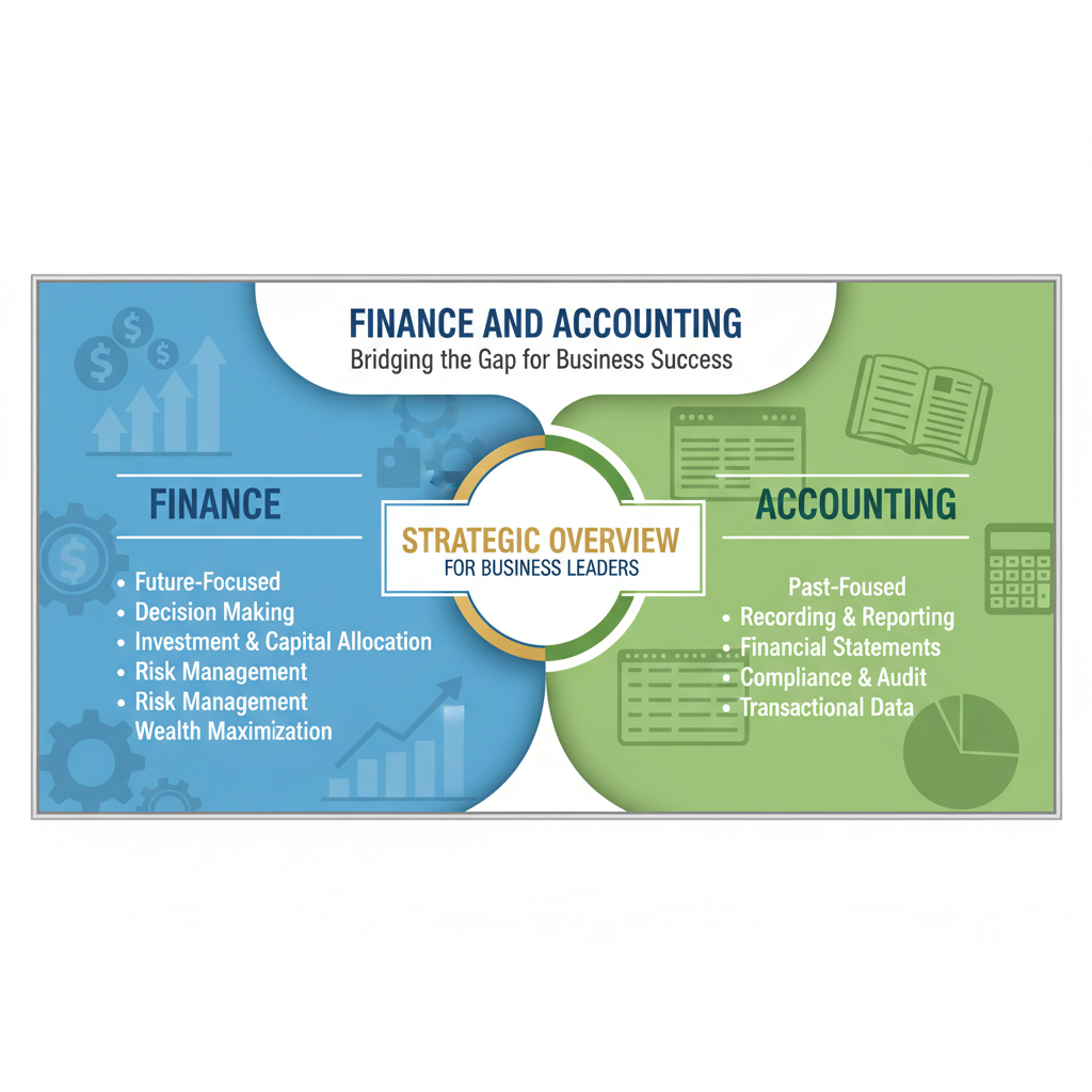 Finance and Accounting: A Strategic Overview for Business Leaders Finance vs accounting
