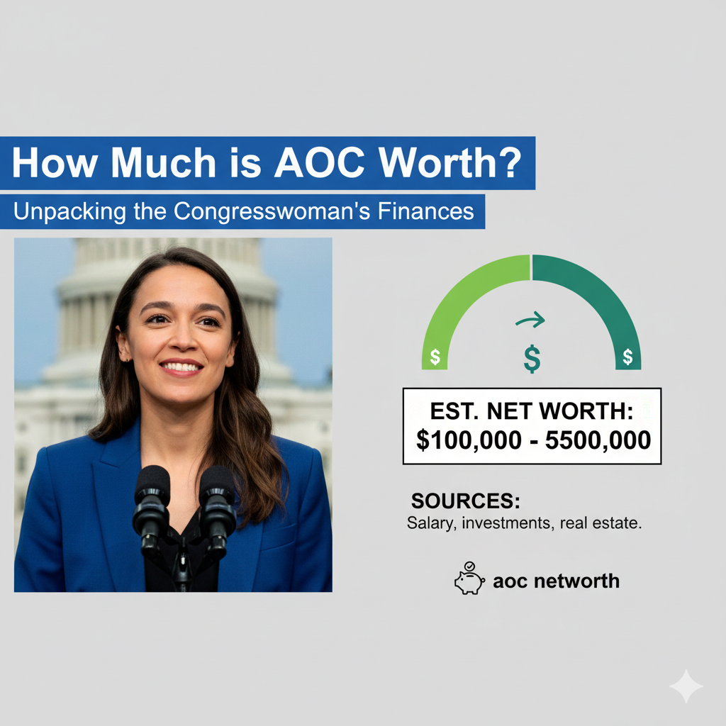 How Much is AOC Worth? Unpacking the Congresswoman’s Finances aoc networth