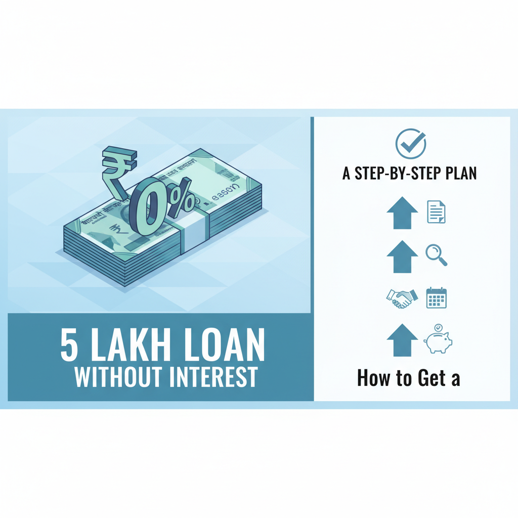 How to Get a 5 Lakh Loan Without Interest: A Step-by-Step Plan 5 lakh loan without interest