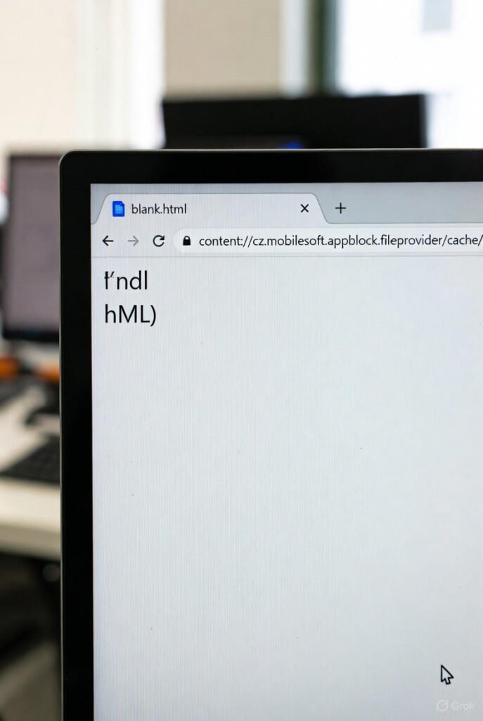 What Does content://cz.mobilesoft.appblock.fileprovider/cache/blank.html Mean? content://cz.mobilesoft.appblock.fileprovider/cache/blank.html